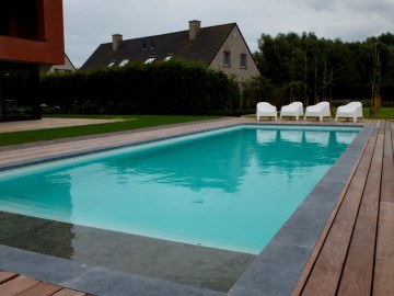 Allpools zwembaden realisatie Diksmuide bouwkundig buitenzwembad